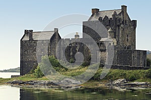 Eilean Donan Castle during a warm summer day - Dornie, Scotland