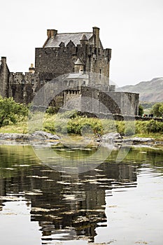 Eilean Donan Castle during a warm summer day - Dornie, Scotland