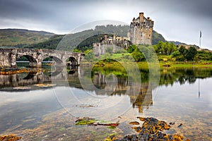 Eilean Donan castle in the western Highlands of Scotland