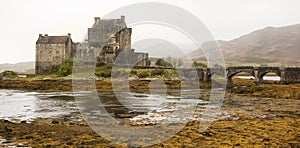 Eileen Donan Castle in the rain