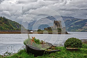 Eileen Donan Castle in the rain