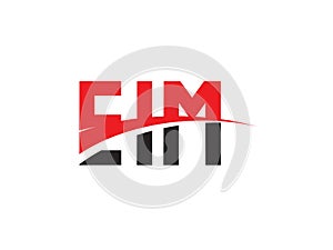 EIM Letter Initial Logo Design Vector Illustration photo