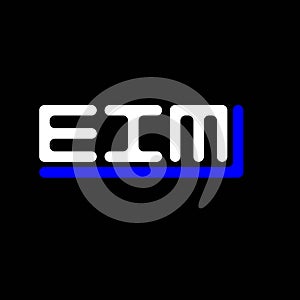 EIM letter logo creative design with vector graphic, EIM photo