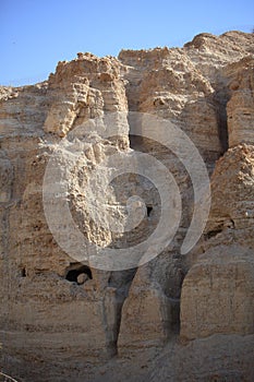 Ein Gedi Rock Mountain Landscape, Israel photo