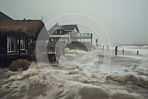 Ein Hurricane ÃÂ¼ber dem Meer photo