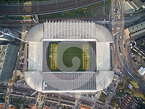 Eindhoven Cityscape with Eindhoven PSV Philips Stadium. Netherlands. photo