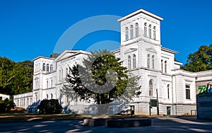 EingangsgebÃÂ¤ude und GaststÃÂ¤tten des Zoos in Wuppertal photo