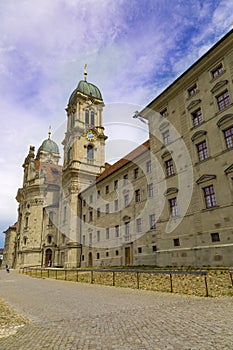 Einsiedeln Abbey outdoor. Canton of Schwyz.  Switzerland