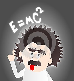 Einstein cartoon