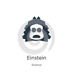 Einstein icon vector. Trendy flat einstein icon from science collection isolated on white background. Vector illustration can be