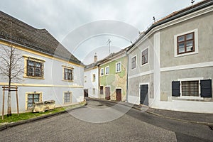 Eisenstadt, houses in historic centre of town in Austria photo