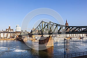 Eiserner steg at river Main