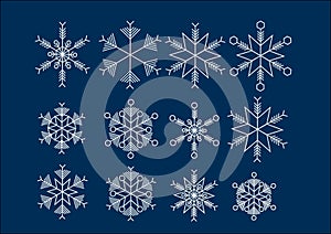 Eiskristall crystal snow background