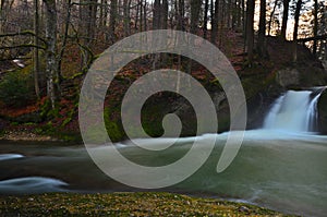 Eistobel river waterfall