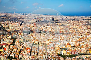 The Eixample district of Barcelona in Spain