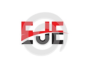 EJE Letter Initial Logo Design Vector Illustration photo