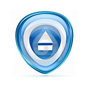 Eject icon blue.