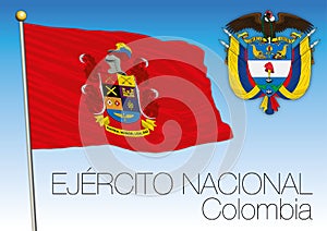 Ejercito Nacional flag, Colombian army