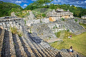 Ek Balam Mayan Archeological Site. Maya Ruins, Yucatan, Mexico