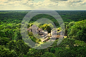 Ek Balam Mayan Archeological Site. Maya Ruins, Yucatan Peninsula photo