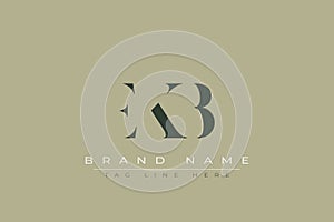 EKB abstract letter logo design