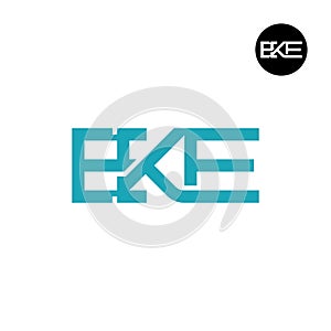 EKE Logo Letter Monogram Design