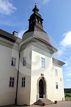 Ekenas Castle, the courtyard facade, Linkoping Municipality, Sweden
