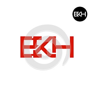 EKH Logo Letter Monogram Design