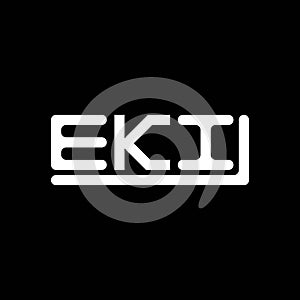 EKI letter logo creative design with vector graphic, EKI