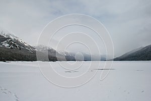 Eklunta Lake Frozen Over