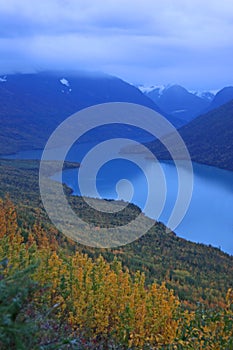 Eklutna lake, alaska