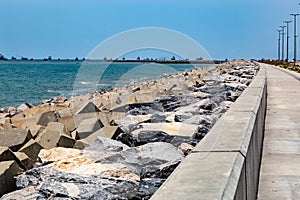 Eko Atlantic City Lagos Nigeria; the shores of the new city