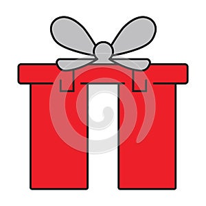 Cheerful Gift Box Icon