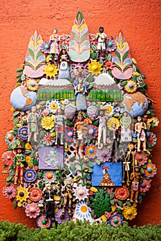 El arbol de la vida, the tree of life, an aztec tradition photo