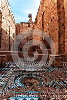 El Badi Palace in Marrakech, Morocco