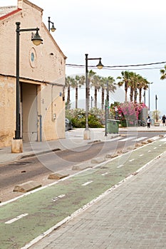 El Cabanyal street, Valencia city, Spain.