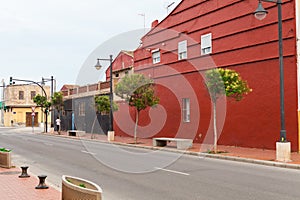 El Cabanyal street, Valencia city, Spain.