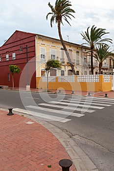 El Cabanyal street, Valencia city, Spain.