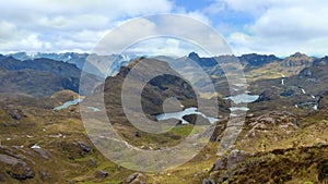 El Cajas National Park, close to Mirador Tres Cruces, Ecuador