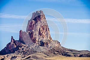 El Capitan Peak just north Kayenta Arizona in Monument Valley