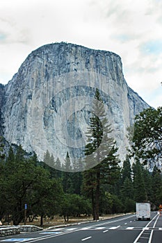 El Capitan Rock at Yosemite Valley, Yosemite National Park, Cali