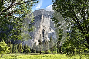 El capitan rock the Yosemite Valley, Yosemite National Park, USA