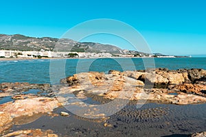 El Cargador beach in Alcossebre, in the spanish Costa del Azahar