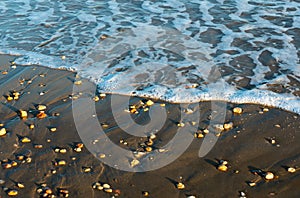 El Cargador beach in Alcossebre, in the spanish Costa del Azahar