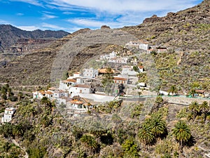 El Carrizal de Tejeda village in Grand Canary Island, Spain