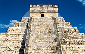 El Castillo or Kukulkan, main pyramid at Chichen Itza in Mexico