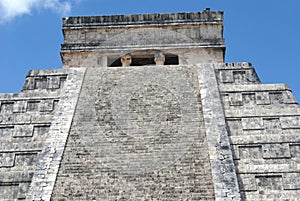 El Castillo, Temple of Kukulcan in Chichen Itza, Mexico