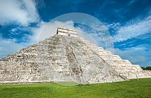 El Castillo or Temple of Kukulkan pyramid, Chichen Itza, Mexico