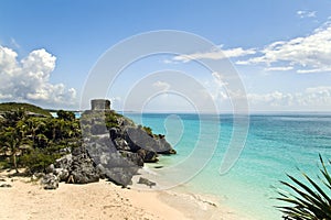 El Castillo in Tulum ruins, Mexico