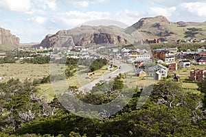 El Chalten a mountain village in Santa Cruz Province, Argentina